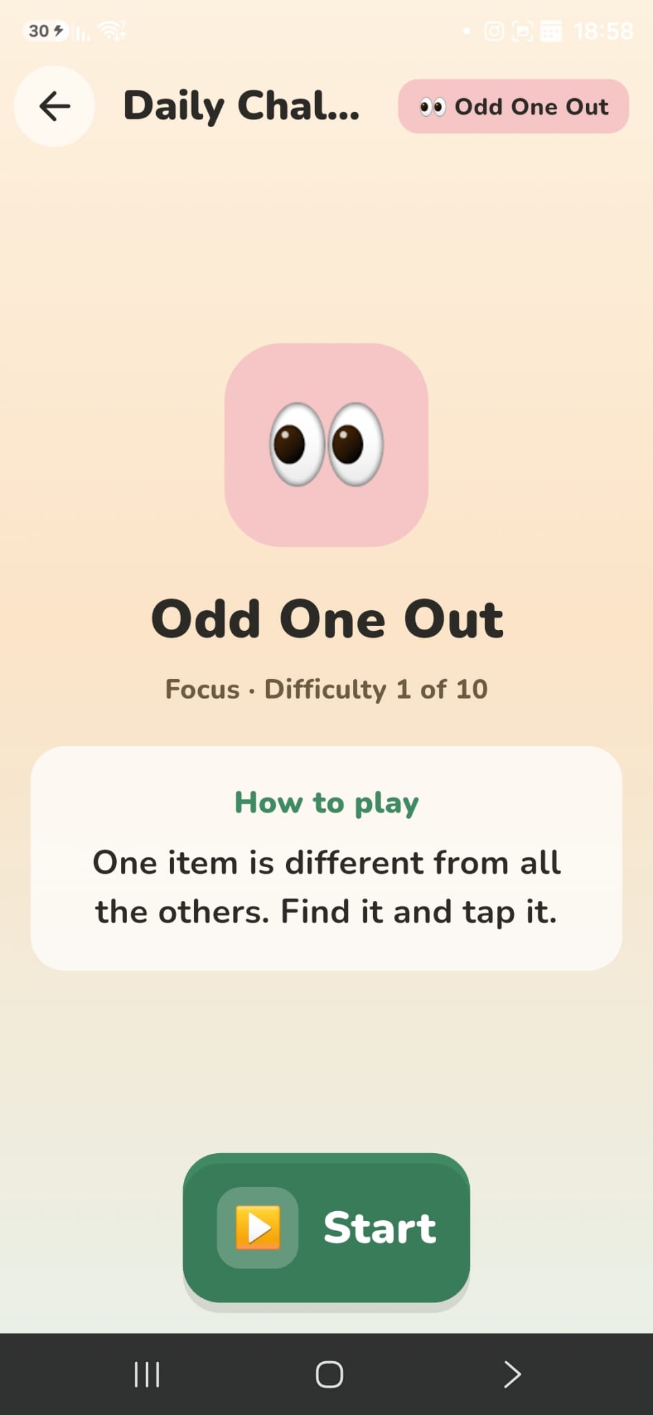 Daily challenge